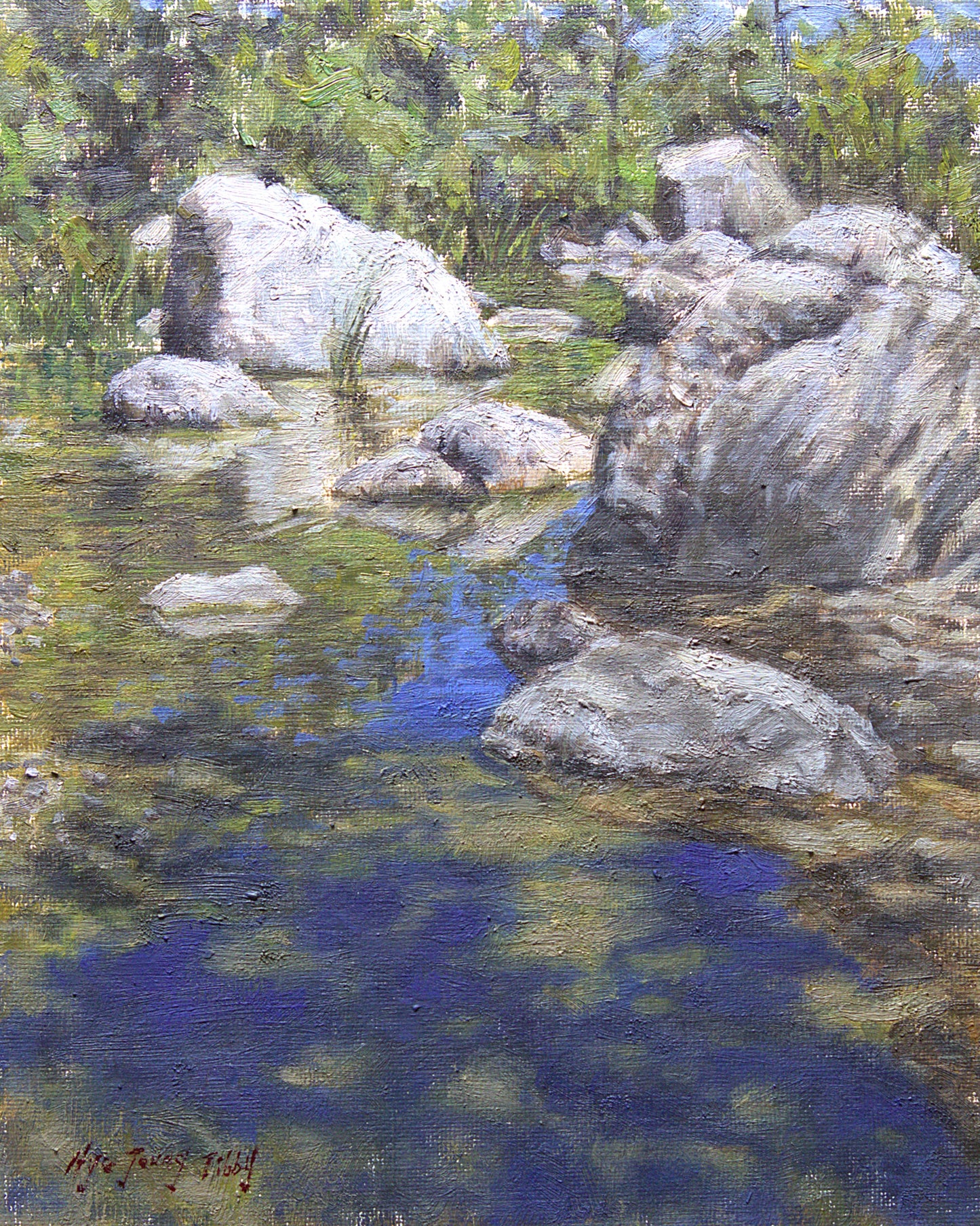 Santa Margarita River Trail - Oil Painting Original