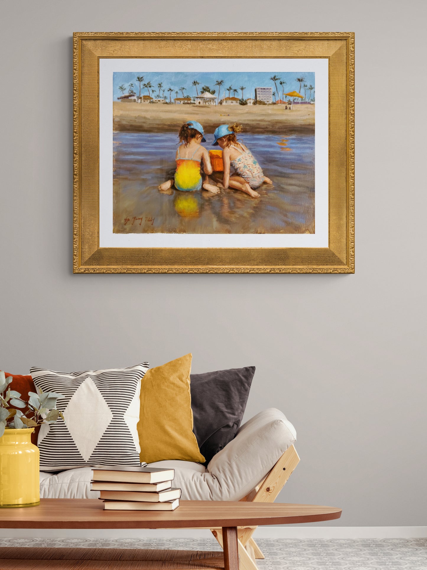 Sisters On The Beach