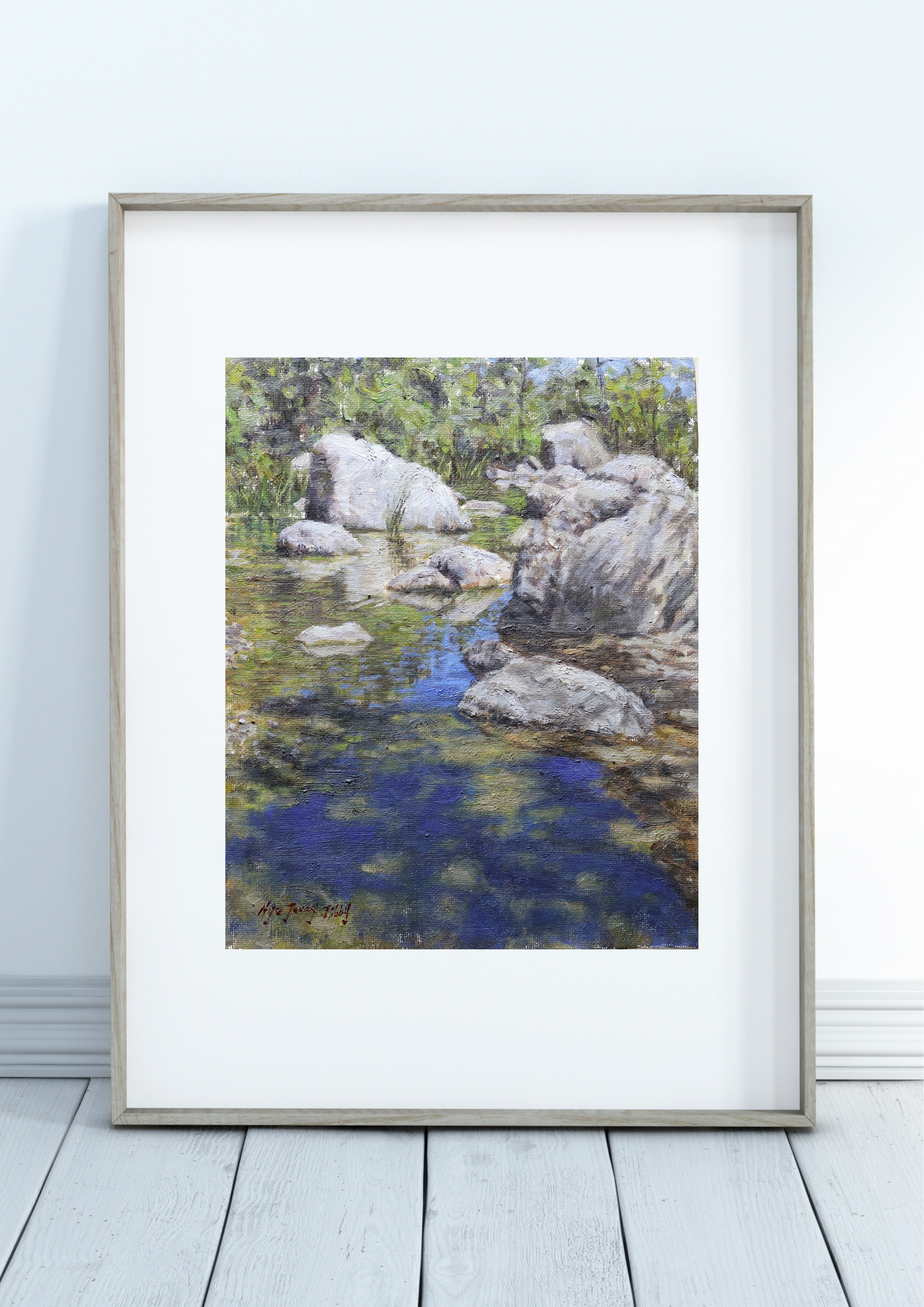 Santa Margarita River Trail - Oil Painting Original
